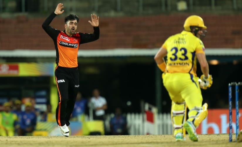 Rashid Khan and Shane Watson were involved in an altercation during the IPL match between CSK and SRH. Sportzpics