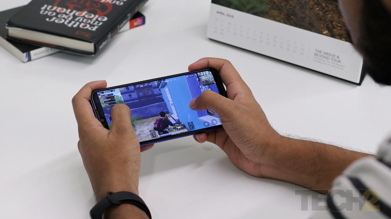 PUBG Mobilebeing played on an Android smartphone. Image: tech2/ Omkar P