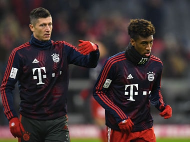 Bayern Munich stars Robert Lewandowski and Kingsley Coman trade punches in training ground squabble, claims report