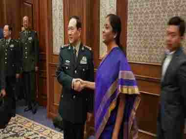 Nirmala Sitharaman raises regional security issues with Chinese counterpart General Wei Fenghe at SCO defence ministers' meet Nirmala Sitharaman raises regional security issues with Chinese counterpart General Wei Fenghe at SCO defence ministers' meet