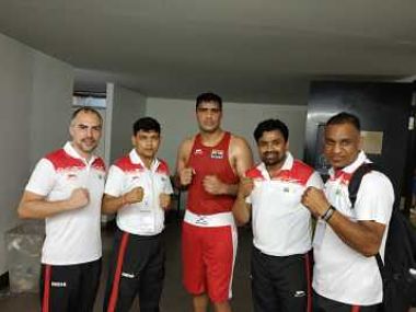 Asian Boxing Championships: Satish Kumar, Sonia Chahal breeze into quarter-finals; three Indians make it to last-16 Asian Boxing Championships: Satish Kumar, Sonia Chahal breeze into quarter-finals; three Indians make it to last-16