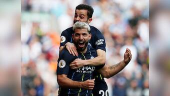 Premier League: Sergio Aguero's solitary goal against Burnley takes Manchester City two wins from title
