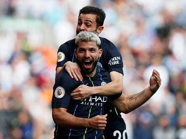 Premier League: Sergio Aguero's solitary goal against Burnley takes Manchester City two wins from title Premier League: Sergio Aguero's solitary goal against Burnley takes Manchester City two wins from title