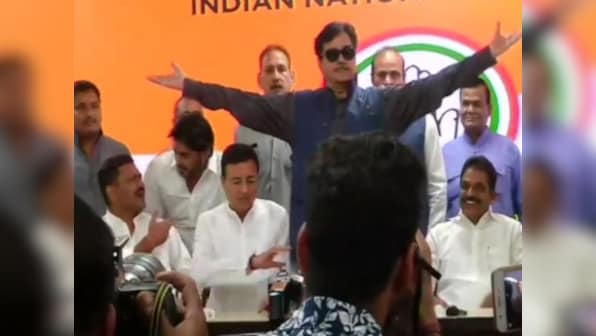 Shatrughan Sinha joins Congress on BJP's foundation day, calls saffron party a 'one-man show, two-man army'