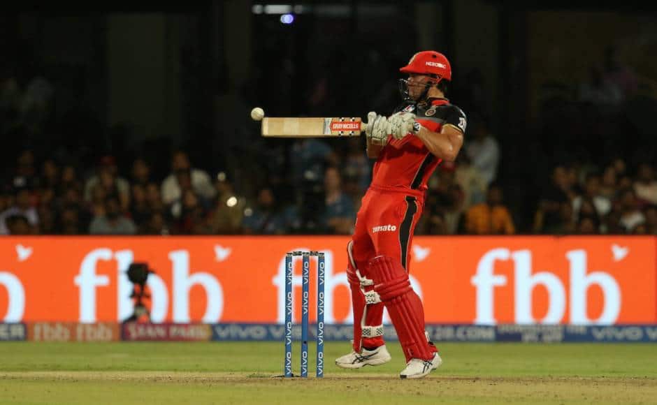 Marcus Stoinis's 46 off 34 helped RCB finish strongly as they posted 202/4 in 20 overs after being asked to bat first by KXIP. Sportzpics 