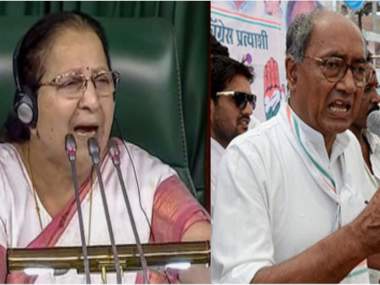 'Honoured to be associated with martyr': Digvijaya Singh responds to Sumitra Mahajan's charge that Hemant Karkare made arrests on his behalf 'Honoured to be associated with martyr': Digvijaya Singh responds to Sumitra Mahajan's charge that Hemant Karkare made arrests on his behalf
