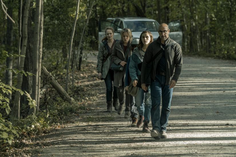 A family struggles to survive in a world overrun by carnivorous bats in The Silence. Netflix