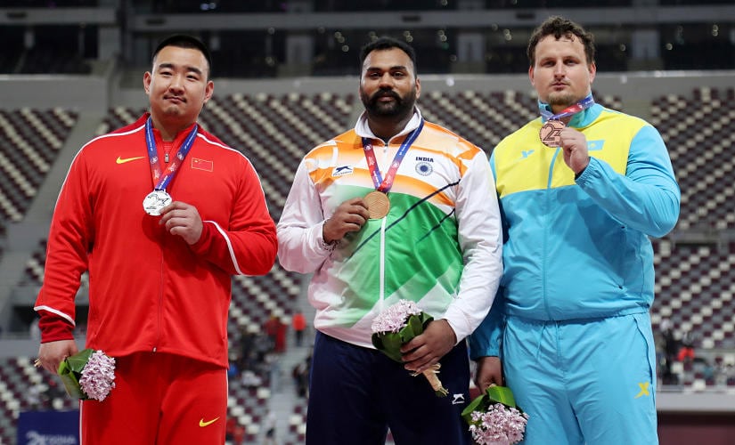 Tejinder Pal Singh Toor's world ranking of 26, if he is able to retain right up to the Olympics, might help him qualify for Tokyo. Reuters/Ibraheem Al Omari