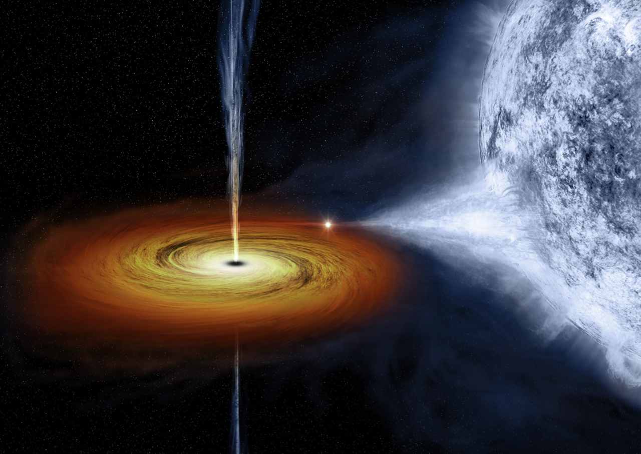 white hole vs black hole