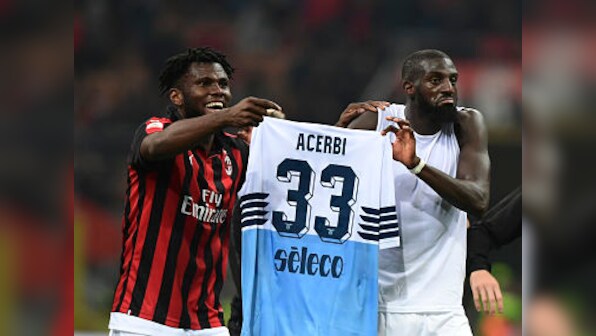 Serie A: AC Milan, Tiemoue Bakayoko and Franck Kessie reportedly fined for shirt prank after Lazio win