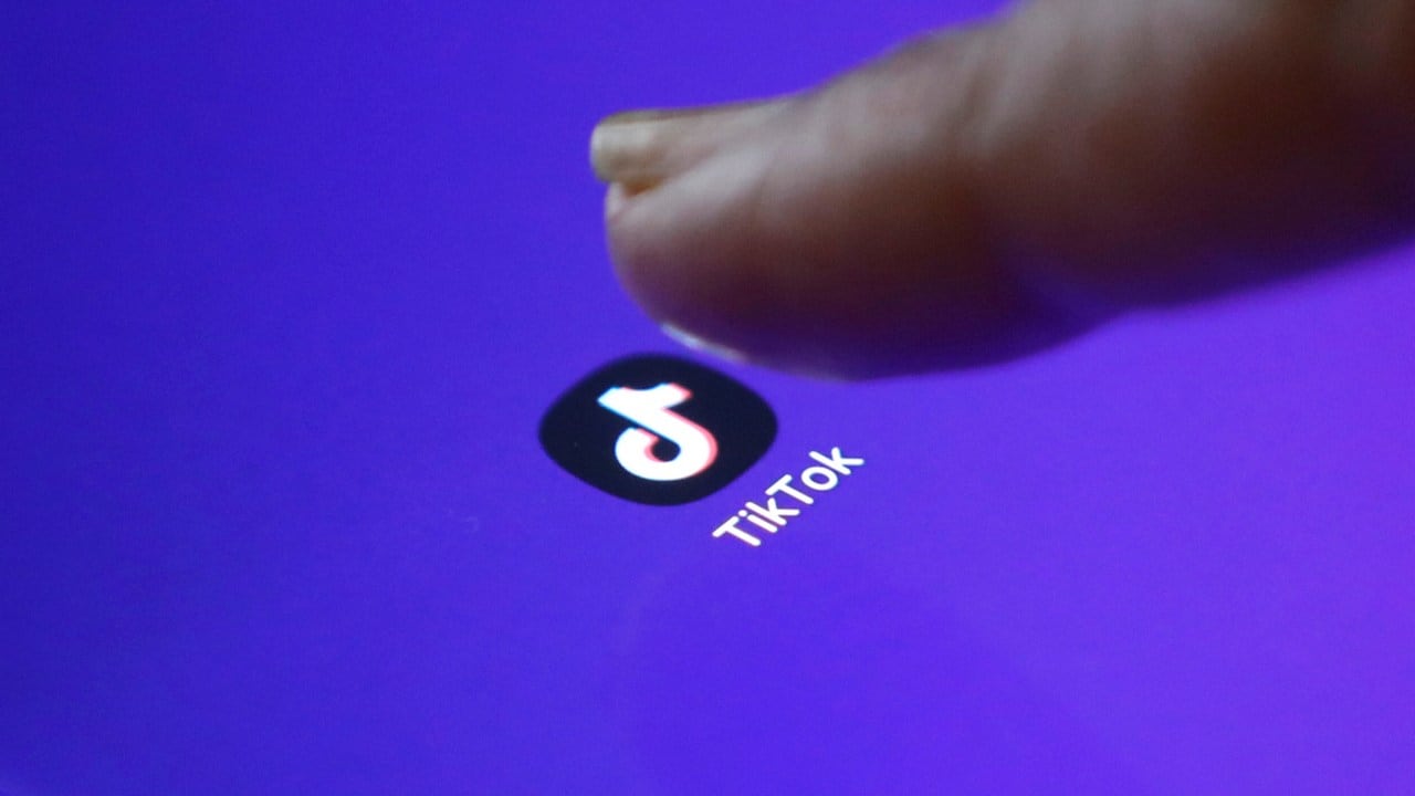 TikTok app seen on a mobile phone screen. Image: Reuters.