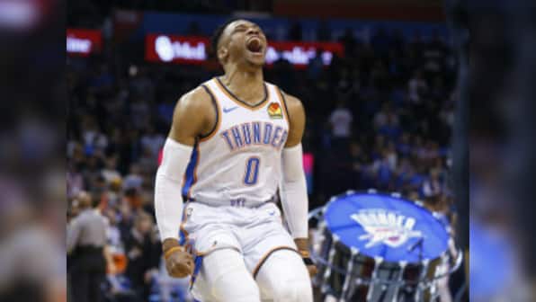 NBA: Thunder star Russell Westbrook dedicates historic 20-20-20 night to late rapper Nipsey Hussle