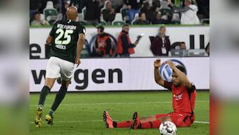Bundesliga: Wolfsburg defender John Brooks scores late equaliser to dent Eintracht Frankfurt's Champions League bid