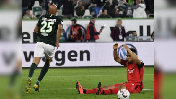 Bundesliga: Wolfsburg defender John Brooks scores late equaliser to dent Eintracht Frankfurt's Champions League bid