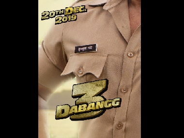 Dabangg 3 first look: Salman Khan's third film in franchise to hit cinemas on 20 December Dabangg 3 first look: Salman Khan's third film in franchise to hit cinemas on 20 December