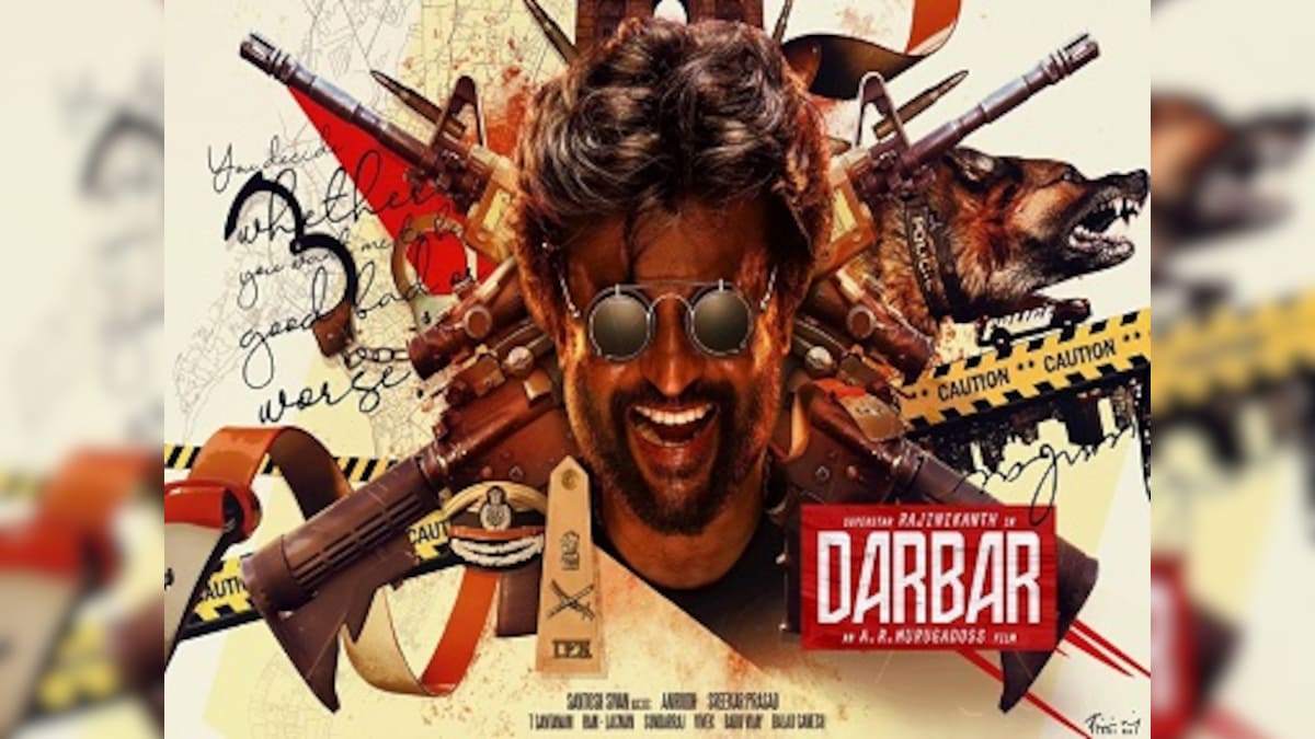 Darbar: Title, first look of Rajinikanth's film with AR Murugadoss released; cop drama to release in Pongal 2020