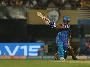 Shikhar Dhawan of Delhi Capitals during match 26 of the Vivo Indian Premier League Season 12, 2019 between the Kolkata Knight Riders and the Delhi Capitals held at the Eden Gardens Stadium in Kolkata on the 12th April 2019 Photo by: Ron Gaunt /SPORTZPICS for BCCI