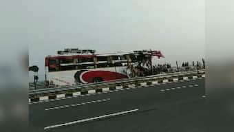 Mainpuri accident: 7 killed, over 30 wounded as bus rams into truck on Agra-Lucknow Expressway; injured taken to Etawah's Saifai Hospital