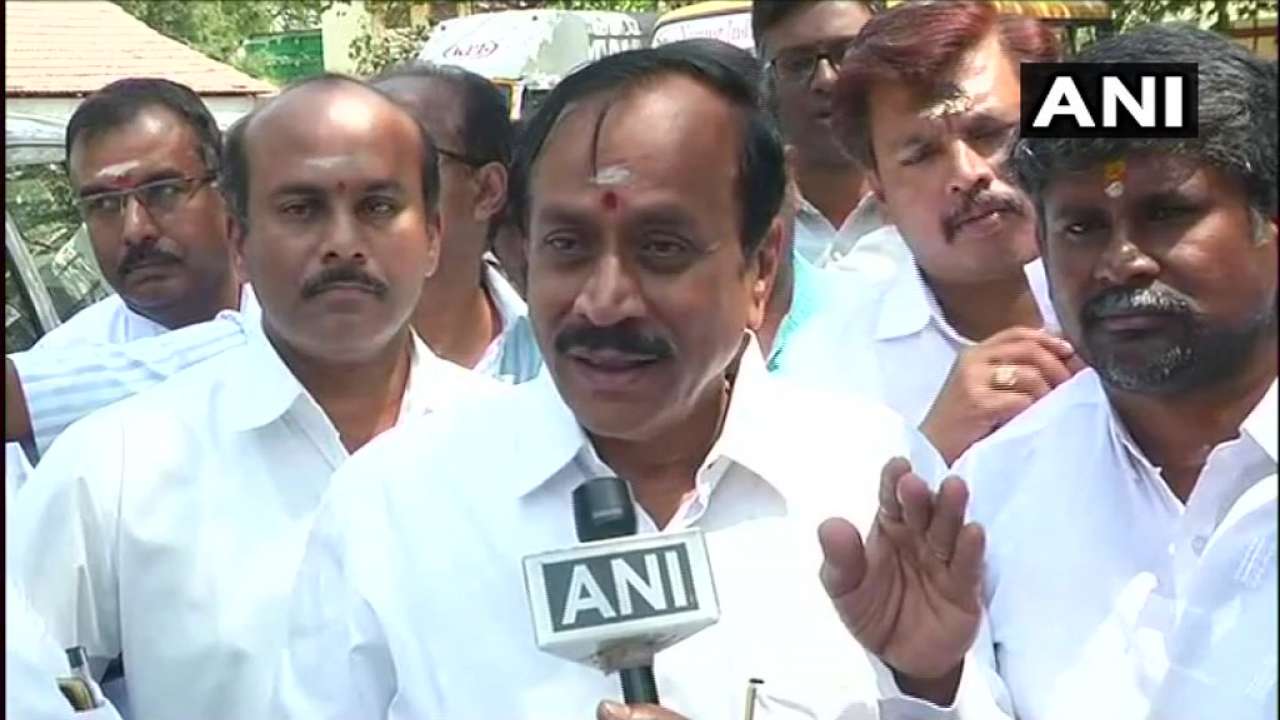 Lok Sabha Elections 2019; Tamil Nadu edition: H Raja of BJP says DMK, Congress blaming us for their sins Lok Sabha Elections 2019; Tamil Nadu edition: H Raja of BJP says DMK, Congress blaming us for their sins