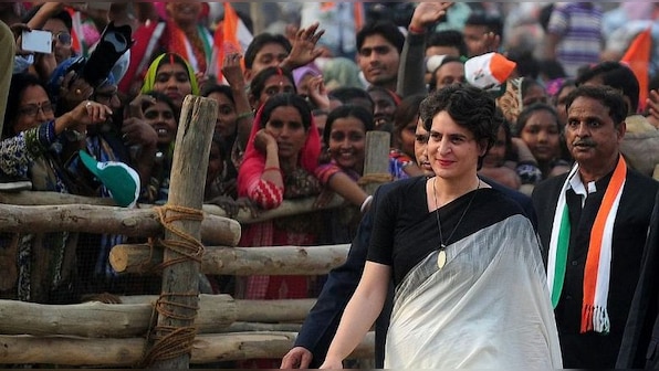 LS polls fact-checker: Photo of Priyanka Gandhi Vadra wearing a cross is fake, digitally manipulated to give communal twist