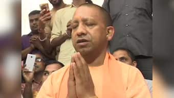 Yogi Adityanath visits temple despite Election Commission's 72-hour ban barring him from poll campaign