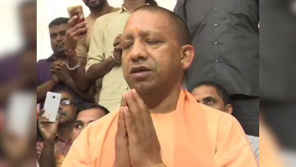 Yogi Adityanath visits temple despite Election Commission's 72-hour ban barring him from poll campaign