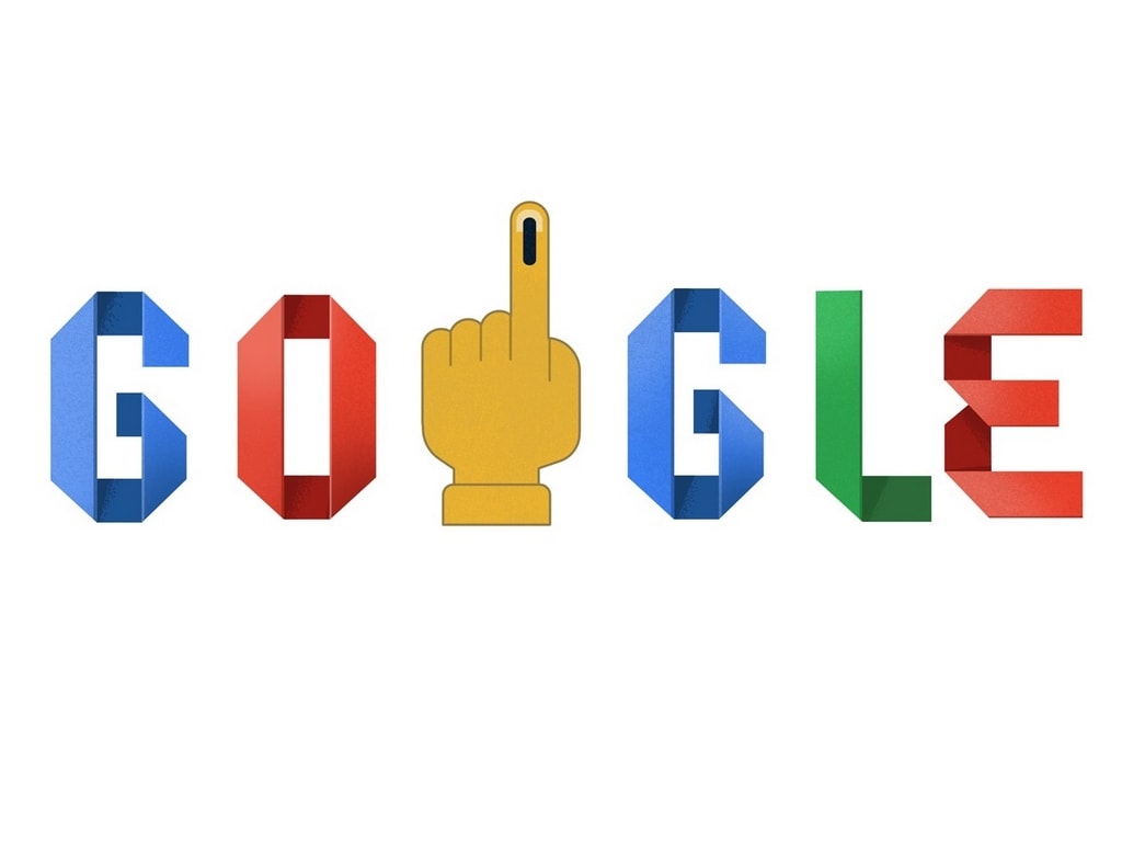 Google Doodle tells you 'How to vote'.