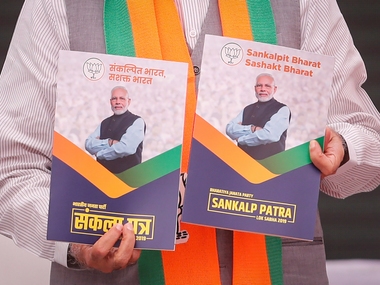 Narendra Modi to News18: Congress manifesto is an announcement, but BJP's is a resolution; there's a difference Narendra Modi to News18: Congress manifesto is an announcement, but BJP's is a resolution; there's a difference