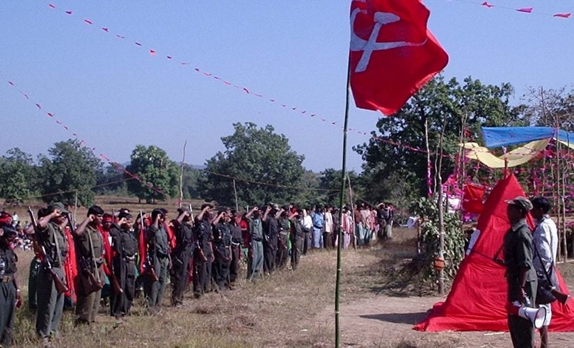 File image of Naxals in the Bastar region. Firstpost/Debobrat Ghose