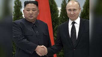 Russia summit: Vladimir Putin, Kim Jong-un discuss US' 'unilateral attitude' on denuclearisation in North Korea, vow to strengthen ties