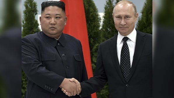 Russia summit: Vladimir Putin, Kim Jong-un discuss US' 'unilateral attitude' on denuclearisation in North Korea, vow to strengthen ties