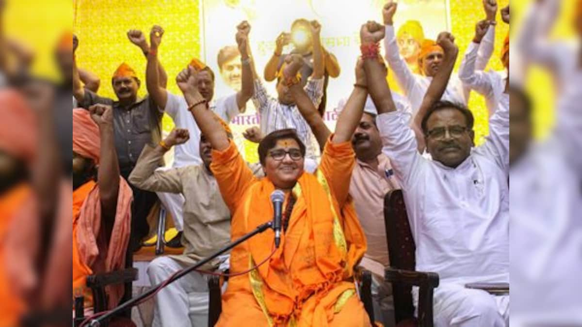 BJP may find it hard to disown role in mainstreaming Sadhvi Pragya Thakur in spite of her apology on Nathuram Godse