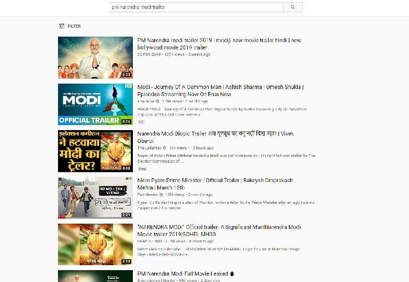 PM Narendra Modi biopic: Trailer of Vivek Oberoi-starrer removed from YouTube amid EC ban