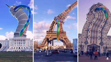 Snapchat Landmarkers will let you animate Eiffel Tower, Buckingham Palace, more