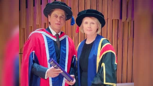 Shah Rukh Khan receives honorary doctorate from University of Law, London for philanthropist work