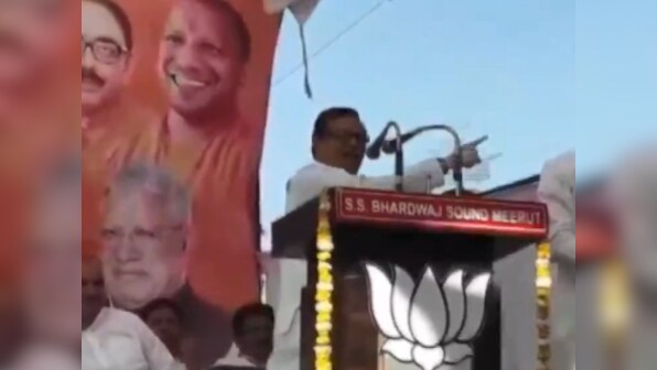 Election fever brings out Gully Boy in BJP: Party leader Vineet Sharda chants kamal, kamal at Meerut rally; memes bloom
