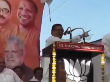 Election fever brings out Gully Boy in BJP: Party leader Vineet Sharda chants kamal, kamal at Meerut rally; memes bloom Election fever brings out Gully Boy in BJP: Party leader Vineet Sharda chants kamal, kamal at Meerut rally; memes bloom