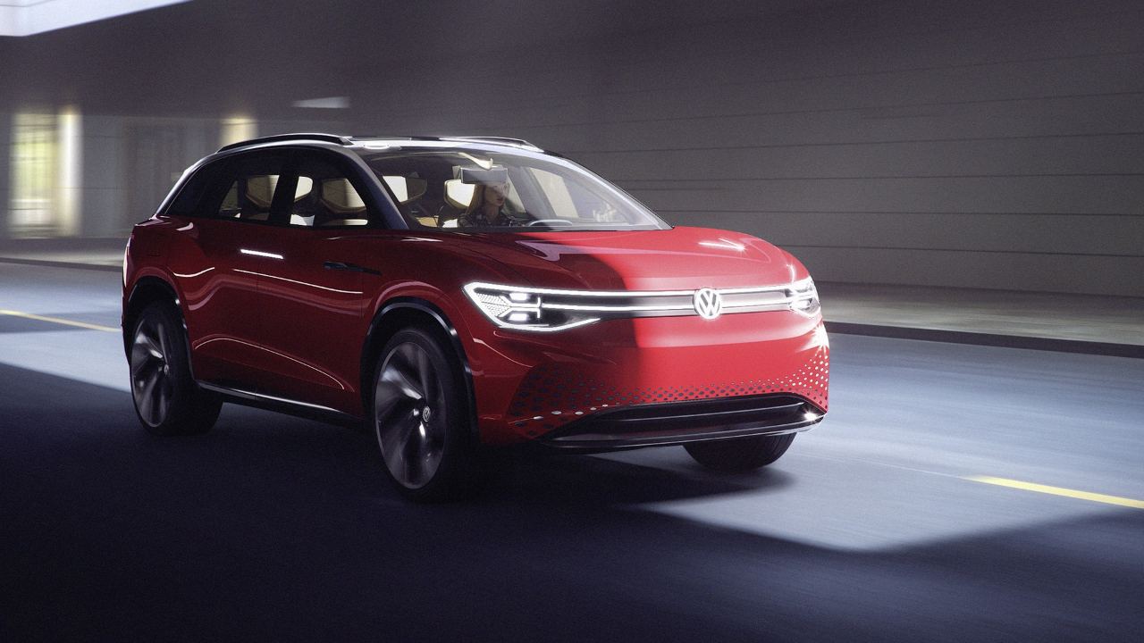 Volkswagen unveils fully-electric SUV ID. ROOMZZ to compete with Tesla's Model X Volkswagen unveils fully-electric SUV ID. ROOMZZ to compete with Tesla's Model X