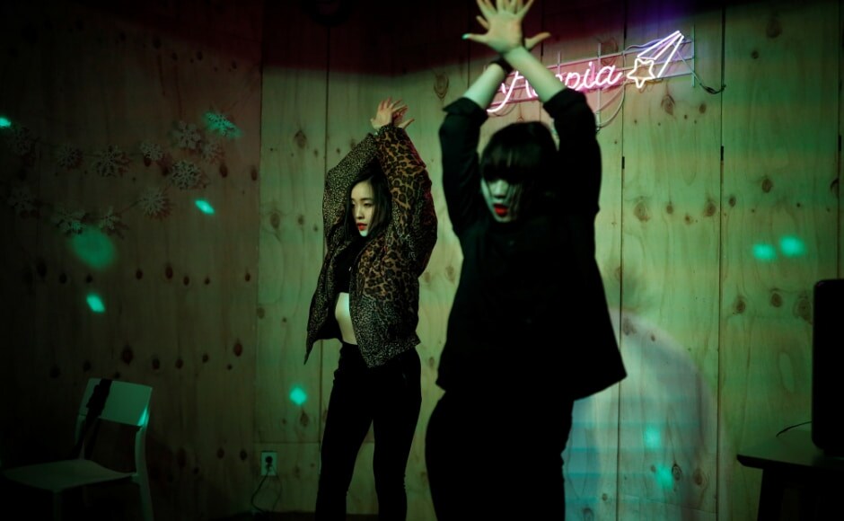 Applicants perform at an Acopia School party in Seoul, South Korea. Acopia is a prep school offering young Japanese a shot at K-pop stardom, teaching them the dance moves, the songs and also the language. Reuters/Kim Hong-Ji. Applicants perform at an Acopia School party in Seoul, South Korea. Acopia is a prep school offering young Japanese a shot at K-pop stardom, teaching them the dance moves, the songs and also the language. Reuters/Kim Hong-Ji.