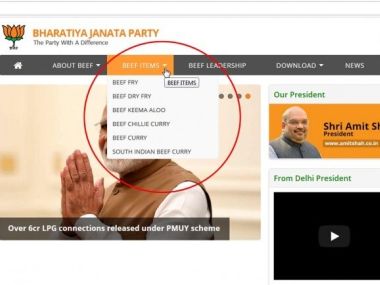 Shadow_V1P3R hacks Delhi BJP official website, replaces pages of site with names of beef dishes Shadow_V1P3R hacks Delhi BJP official website, replaces pages of site with names of beef dishes