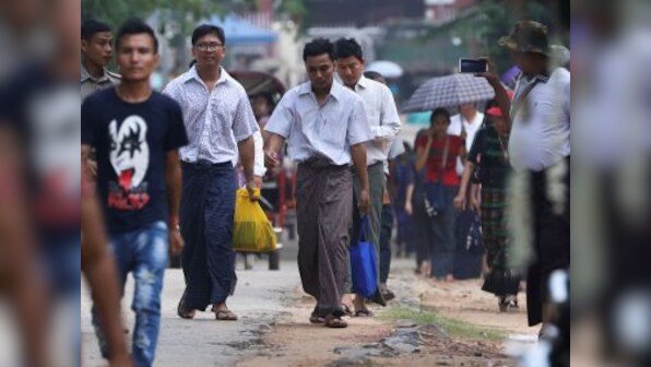 Myanmar releases Reuters reporters Wa Lone and Kyaw Soe Oo from prison; duo among thousands granted amnesty by president