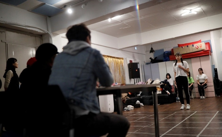 A K-pop applicant sings during an audition in Seoul, South Korea. Reuters/Kim Hong-Ji. A K-pop applicant sings during an audition in Seoul, South Korea. Reuters/Kim Hong-Ji.