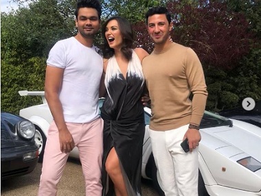 Amy Jackson hosts engagement party, traditional Geek ceremony with partner George Panayiotou in London Amy Jackson hosts engagement party, traditional Geek ceremony with partner George Panayiotou in London