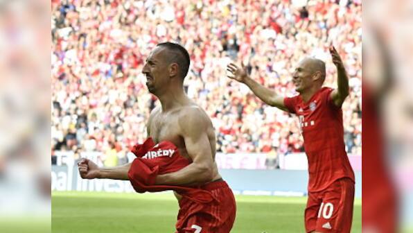 Bundesliga: Departing Arjen Robben, Franck Ribery bring Bayern Munich to tears in final game for Bavarian giants