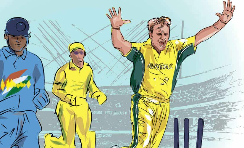 Andy Bichel was reckons India had their chances in the 2003 World Cup final, but the Australian team was just too good. Artwork by Rajan Gaikwad