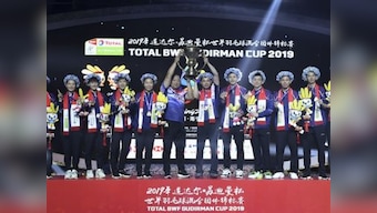 Sudirman Cup 2019: Shi Yuqi stuns world champion Kento Momota as China romp over Japan to win 11th title