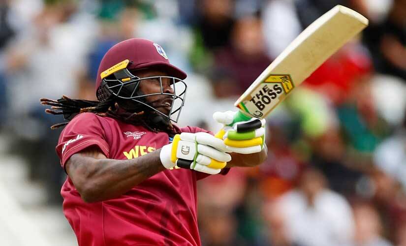 West Indies' Chris Gayle in action at Trent Bridge against Pakistan. Reuters