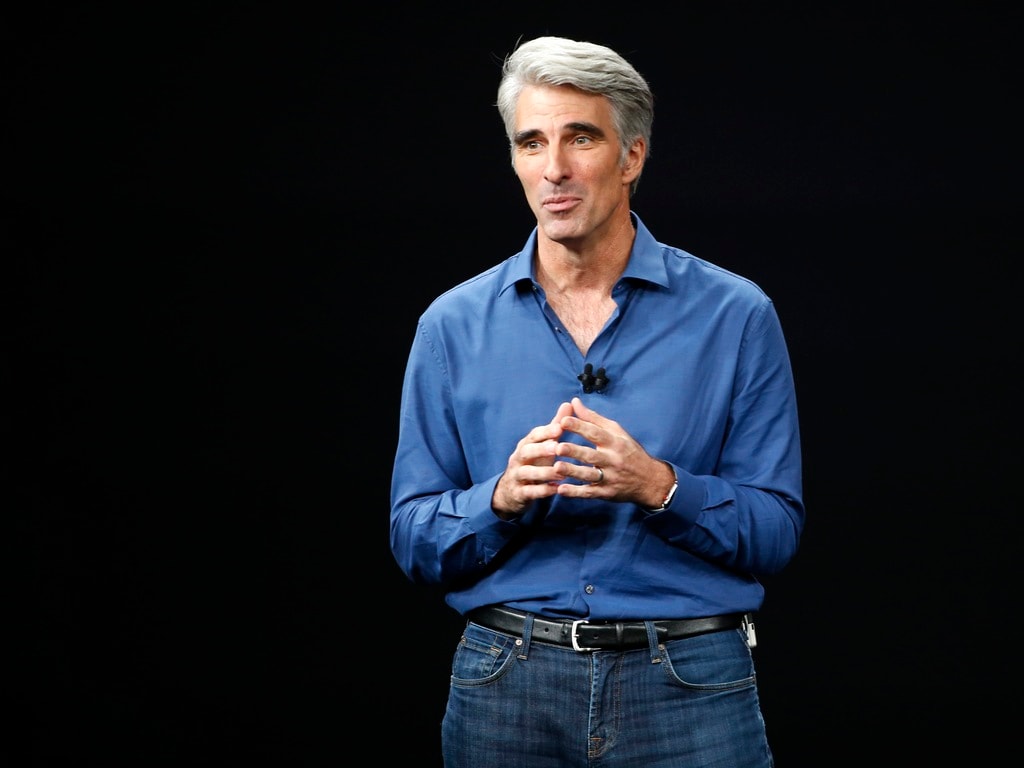 Apple Senior Vice President of Software Engineering, Craig Federighi. Reuters