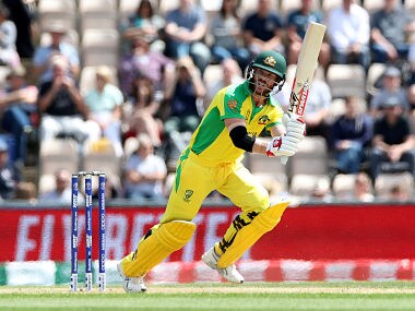 Cricket - ICC Cricket World Cup Warm-Up Match - England v Australia - The Ageas Bowl, Southampton, Britain - May 25, 2019 Australia’s David Warner in action Action Images via Reuters/Peter Cziborra - RC1A29AB74F0