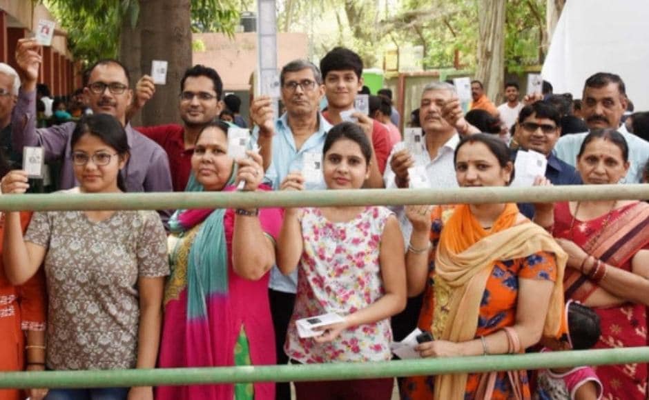 Lok Sabha polls, phase 6: Rahul Gandhi, Ram Nath Kovind cast vote in Delhi; national capital records 45.7% voter turnout till 3 pm